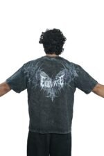 Men's French Terry Baggy Oversized Acid wash Graphic T-Shirt - Image 5