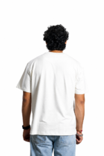 Men's French Terry Baggy Oversized T-Shirt | Off White - Image 2