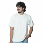 Men's French Terry Baggy Oversized T-Shirt | Off White